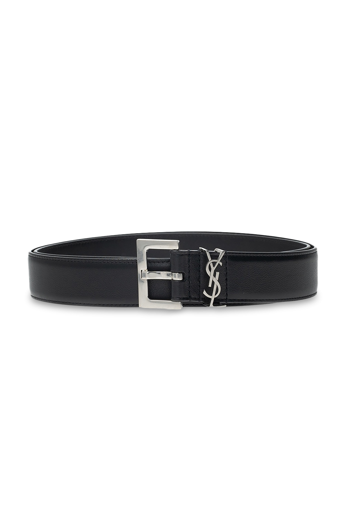 Yves Saint Laurent ブラックレザーベルト Medium-612616DTI0E1000_B.jpg?v=2